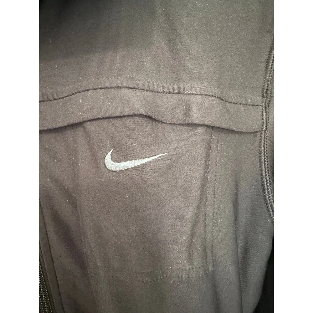 Nike Women's Dri-Fit Full Zip Up Thumb Holes Track Athletic Jacket M